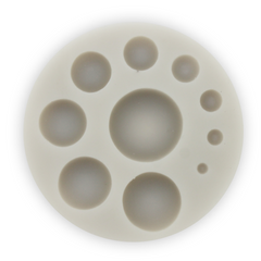 Silicone Fondant Mold Circles - bakeware bake house kitchenware bakers supplies baking