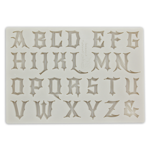 Silicone Fondant Mold Avenger Alphabets - bakeware bake house kitchenware bakers supplies baking