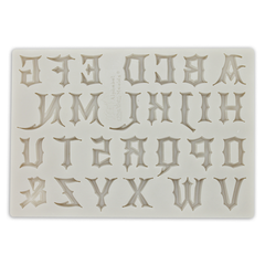 Silicone Fondant Mold Avenger Alphabets - bakeware bake house kitchenware bakers supplies baking