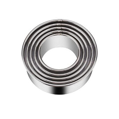 Stainless Steel Round Cookie Cutter Set