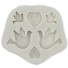 Silicone Fondant Mold Pigeon - bakeware bake house kitchenware bakers supplies baking