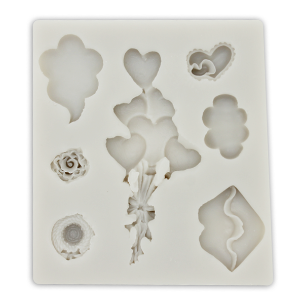 Silicone Fondant Mold Multi Shapes - bakeware bake house kitchenware bakers supplies baking