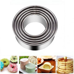 Stainless Steel Round Cookie Cutter Set