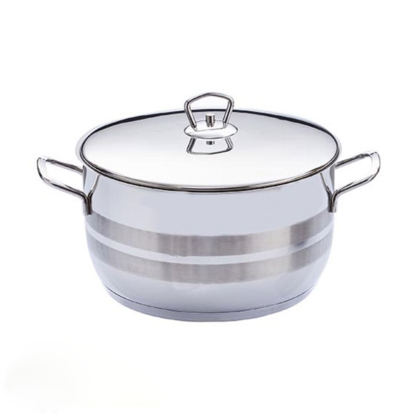 Saflon Safinox Flavia 40cm Deep Cooking Pot With S/S LID 35Ltr