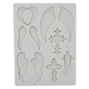 Angel Wings Silicone Mold - bakeware bake house kitchenware bakers supplies baking