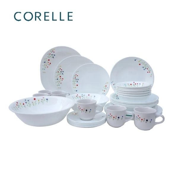 Corelle Essential Series 40pc Dinnerware Set - Flower Hill