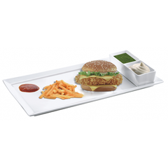 Brilliant 16"rect plate+6.25  6c
