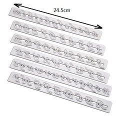 Alphabet & Number Cutters 6Pcs Set