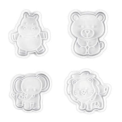 Animal Fondant Cutter 4Pcs Set