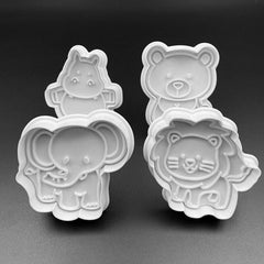 Animal Fondant Cutter 4Pcs Set