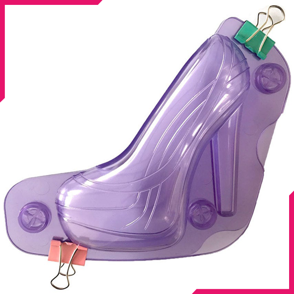 Acrylic Chocolate Shoe Mold - bakeware bake house kitchenware bakers supplies baking