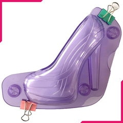 Acrylic Chocolate Shoe Mold - bakeware bake house kitchenware bakers supplies baking