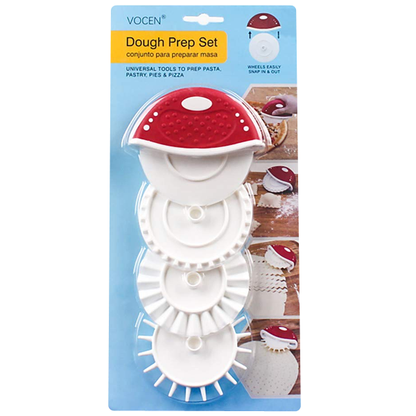 4 in 1 Dough Prep Set Tool - bakeware bake house kitchenware bakers supplies baking