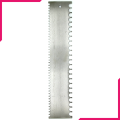 Stainless Steel Icing Comb Pattern 7 - bakeware bake house kitchenware bakers supplies baking