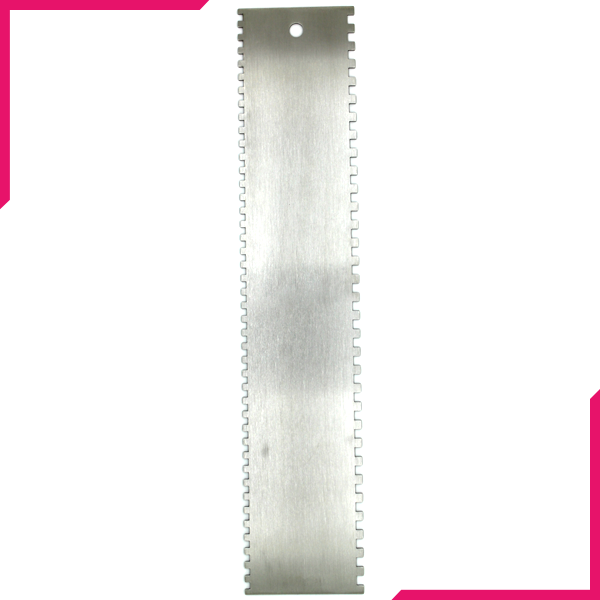 Stainless Steel Icing Comb Pattern 9 - bakeware bake house kitchenware bakers supplies baking