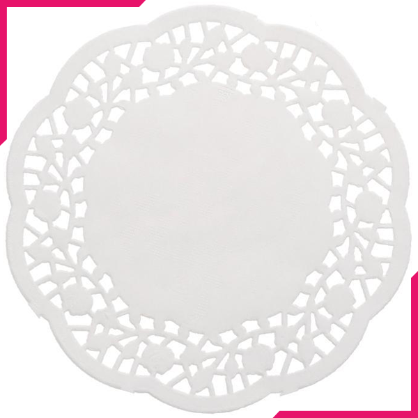 Doilies Baking Paper Mat 4.5" 11.4cm - bakeware bake house kitchenware bakers supplies baking