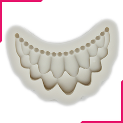 Silicone Fondant Mold Pearl Round Necklace - bakeware bake house kitchenware bakers supplies baking