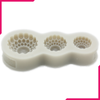 Silicone Fondant Mold 3 Cavity Pearls - bakeware bake house kitchenware bakers supplies baking