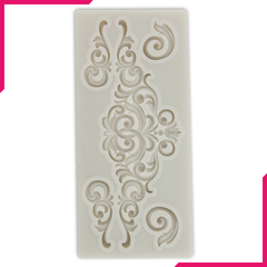 Silicone Fondant Mold Vintage Pattern - bakeware bake house kitchenware bakers supplies baking