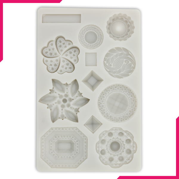 Silicone Fondant Mold Multi Shapes - bakeware bake house kitchenware bakers supplies baking