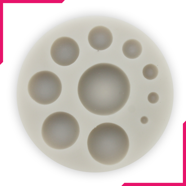 Silicone Fondant Mold Circles - bakeware bake house kitchenware bakers supplies baking