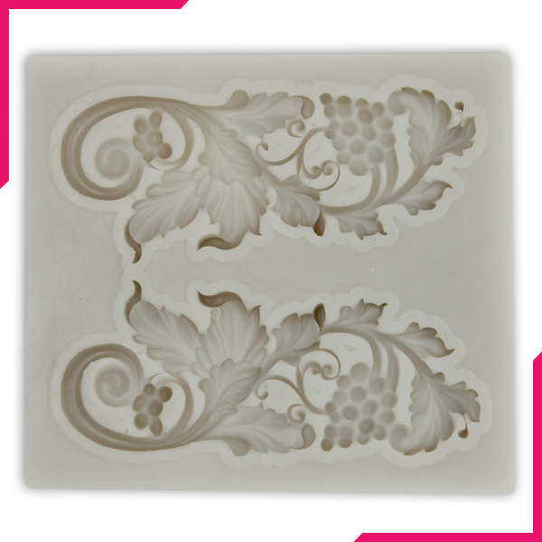 Silicone Fondant Mold Floral Lace - bakeware bake house kitchenware bakers supplies baking