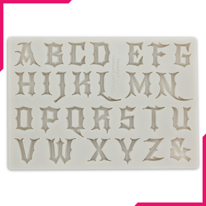 Silicone Fondant Mold Avenger Alphabets - bakeware bake house kitchenware bakers supplies baking