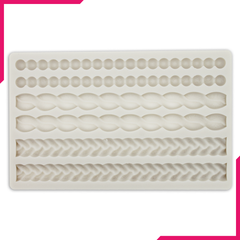 Lace Border Silicone Mold - bakeware bake house kitchenware bakers supplies baking
