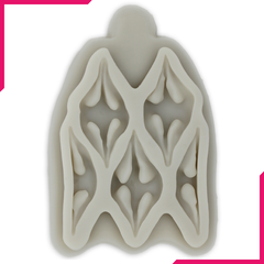 Silicone Fondant Mold Puff Icing - bakeware bake house kitchenware bakers supplies baking