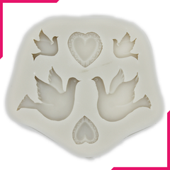 Silicone Fondant Mold Pigeon - bakeware bake house kitchenware bakers supplies baking