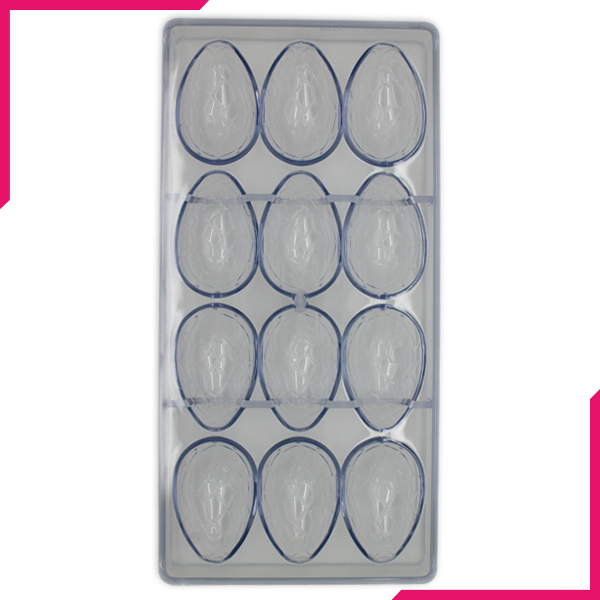 Easter Egg Acrylic Chocolate Mold - bakeware bake house kitchenware bakers supplies baking