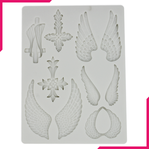 Angel Wings Silicone Mold - bakeware bake house kitchenware bakers supplies baking