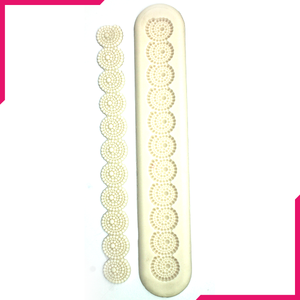 Silicone Lace Fondant Mold Embroidery - bakeware bake house kitchenware bakers supplies baking