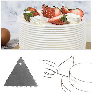 Triangle Cake Scraper - bakeware bake house kitchenware bakers supplies baking