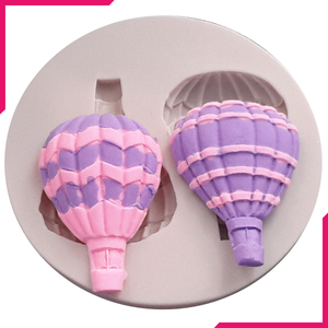 3D Hot Air Balloon Silicone Fondant Mold - bakeware bake house kitchenware bakers supplies baking