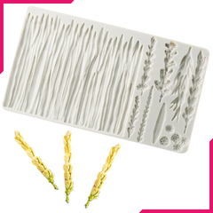 Wheat Fields Silicone Fondant Mold - bakeware bake house kitchenware bakers supplies baking