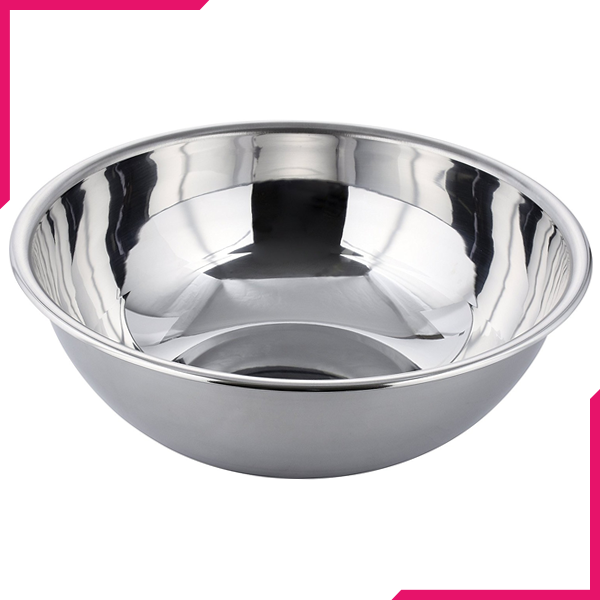 Stainless Steel Mixing Bowl 10" - bakeware bake house kitchenware bakers supplies baking