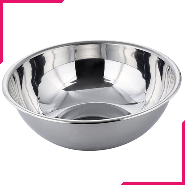 Stainless Steel Mixing Bowl 12" - bakeware bake house kitchenware bakers supplies baking