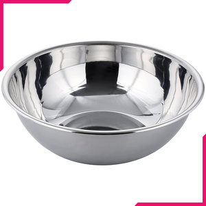 Stainless Steel Mixing Bowl 9" - bakeware bake house kitchenware bakers supplies baking