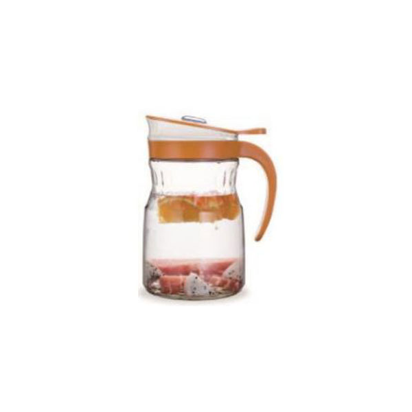 Brilliant Glassware Glass Jug Orange - bakeware bake house kitchenware bakers supplies baking