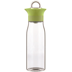 Brilliant Glassware Carafe Bottle Green - bakeware bake house kitchenware bakers supplies baking