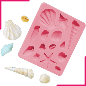 Ocean Seashell Silicone Mold - bakeware bake house kitchenware bakers supplies baking
