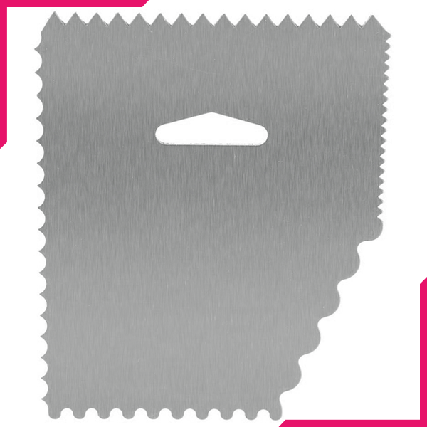 Stainless Steel Cake Scraper - bakeware bake house kitchenware bakers supplies baking