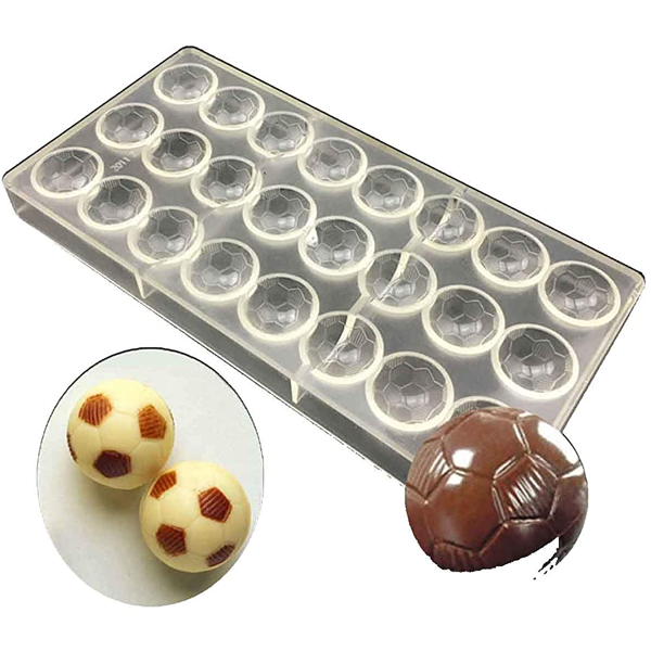 Acrylic Chocolate Mold Football Shaped - bakeware bake house kitchenware bakers supplies baking