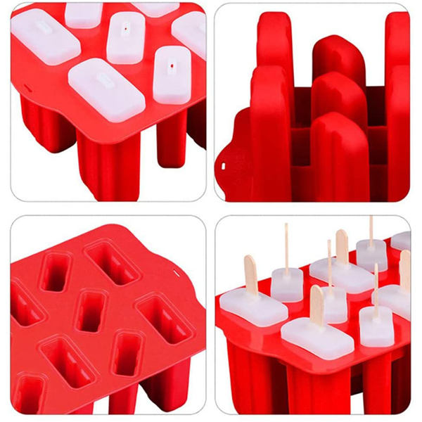 Silicone Popsicle Mold 12 Cavity - bakeware bake house kitchenware bakers supplies baking