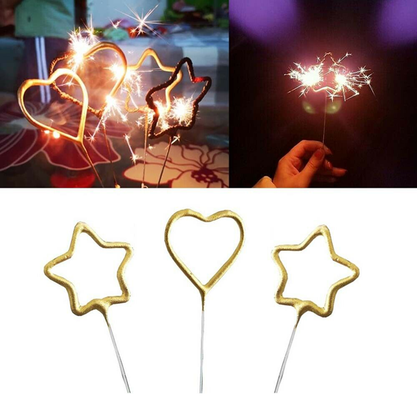 Birthday Candles Stars & Heart - bakeware bake house kitchenware bakers supplies baking