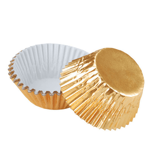Aluminium Foil Golden Cupcake Liner - bakeware bake house kitchenware bakers supplies baking
