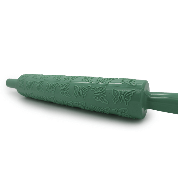 Fondant Rolling Pin Textured - Small Butterfly - bakeware bake house kitchenware bakers supplies baking