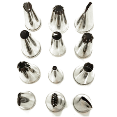 Decorating Tip Set 12 Pcs - bakeware bake house kitchenware bakers supplies baking