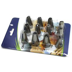 Decorating Tip Set 12 Pcs - bakeware bake house kitchenware bakers supplies baking